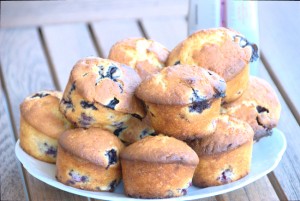 Heidelbeer-Buttermilch-Muffins
