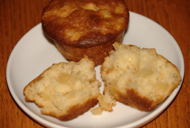 Apfel-Marzipan-Muffins
